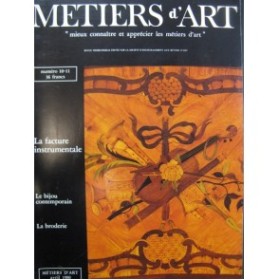 Metiers d'Art No 10 - 11 La Facture Instrumentale 1980