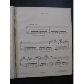 CHABRIER Emmanuel Espana Ballet Piano solo 1911