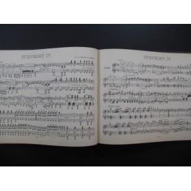 BEETHOVEN Symphonies 1 à 5 Piano 4 mains XIXe
