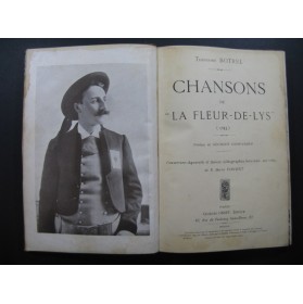 BOTREL Théodore Chansons de La Fleur de Lys Chant Piano 1899
