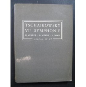 TSCHAIKOWSKY P. I. VIe Symphonie op 74 Orchestre