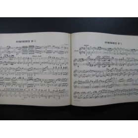 HAYDN Joseph Symphonien Symphonies Piano 4 mains XIXe