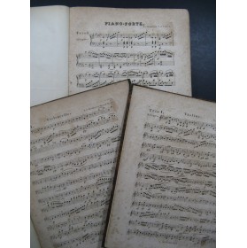 BEETHOVEN 4 Trios Piano Violon Violoncelle ca1850