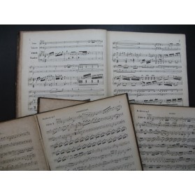 BEETHOVEN 4 Trios Piano Violon Violoncelle ca1850