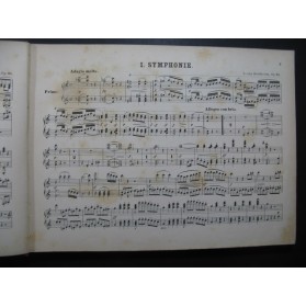BEETHOVEN Symphonien Symphonies 1 à 5 Piano 4 mains
