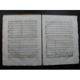 MEYERBEER Giacomo Robert le Diable Opéra Piano Chant 1831