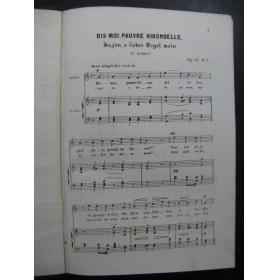 SCHUMANN Robert 50 Mélodies Piano Chant 1863