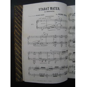 ROSSINI G. Stabat Mater Henri Herz Piano solo ca1860
