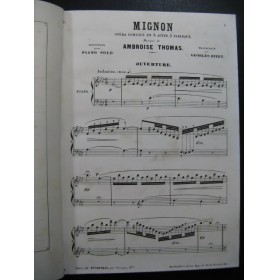 THOMAS Ambroise Mignon Opera G. Bizet Piano solo XIXe