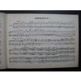 HAYDN Joseph Symphonien Band I & II Piano 4 mains XIXe