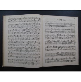 MOZART W. A. Sonates reliées Piano XIXe