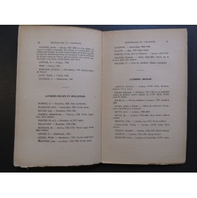VERCHEVAL Henri Dictionnaire du Violoniste Luthiers 1923