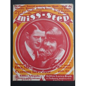 MÉLÉ Fred TIPPY GRAY Clifford Miss Step Piano 1927