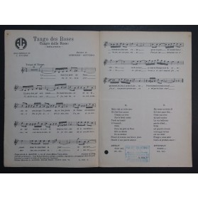 Tango des Roses Schreier Bottero Chant 1928