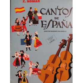 NÖMAR Z. Cantos de Espana Duos pour 2 Violoncelles 1993