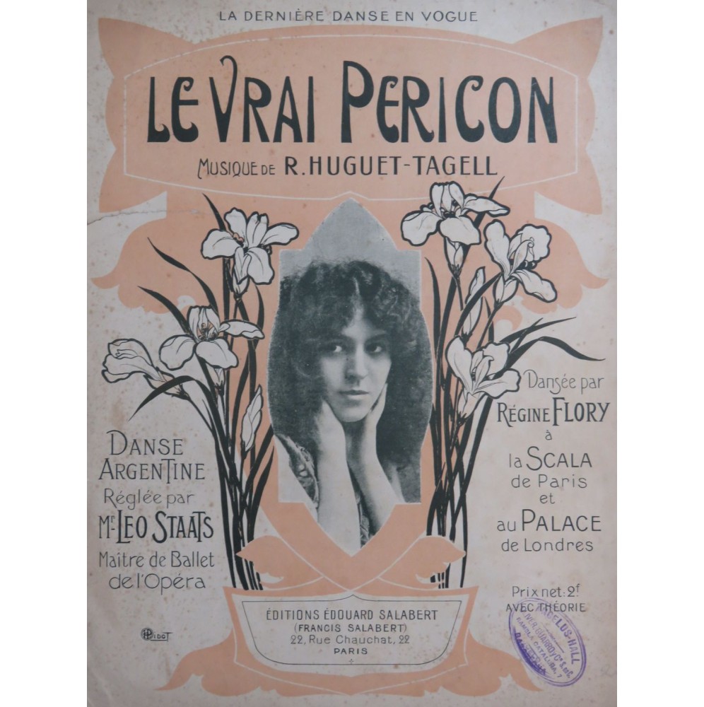HUGUET-TAGELL Rogelio Le Vrai Pericon Piano Danse 1914