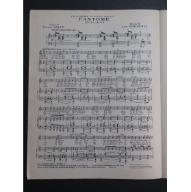 DANIDERFF Léo Fantôme Chant Piano 1928