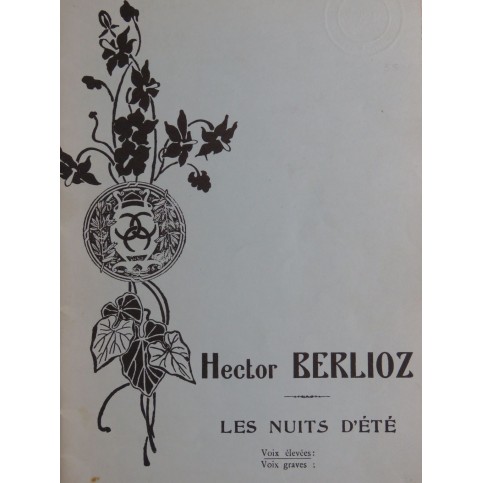 BERLIOZ Hector Les Nuits d'été Piano Chant