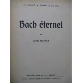MATTER Jean Bach éternel 1953