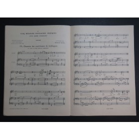 RAVEL Maurice Cinq Mélodies Populaires Grecques Chant Piano 1968
