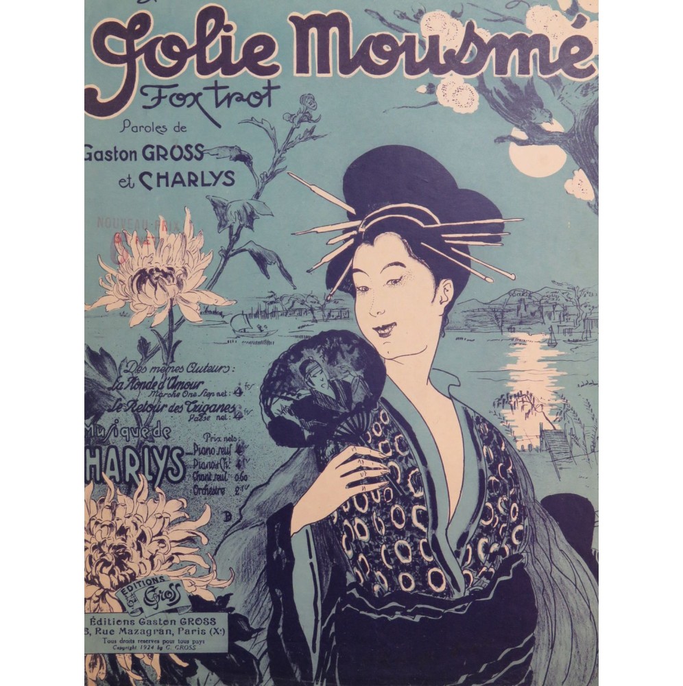 CHARLYS Jolie Mousmé Piano 1924