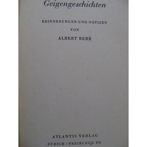 BERR Albert Geigengeschichten 1949