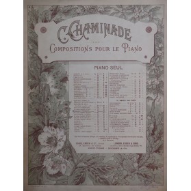 CHAMINADE Cécile Pas des Écharpes Piano ca1888