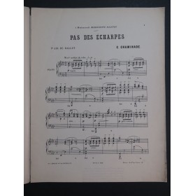 CHAMINADE Cécile Pas des Écharpes Piano ca1888