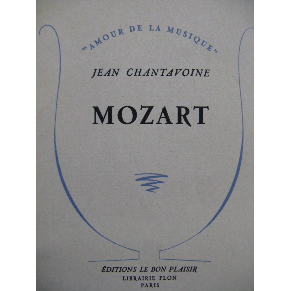 CHANTAVOINE Jean Mozart 1949