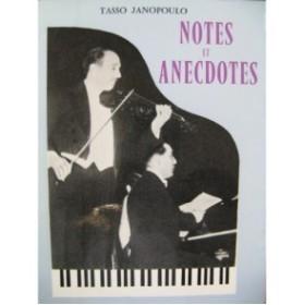 JANOPOULO Tasso Notes et Anecdotes 1957