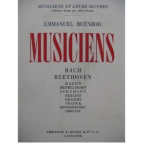 BUENZOD Emmanuel Musiciens Bach Beethoven...1945