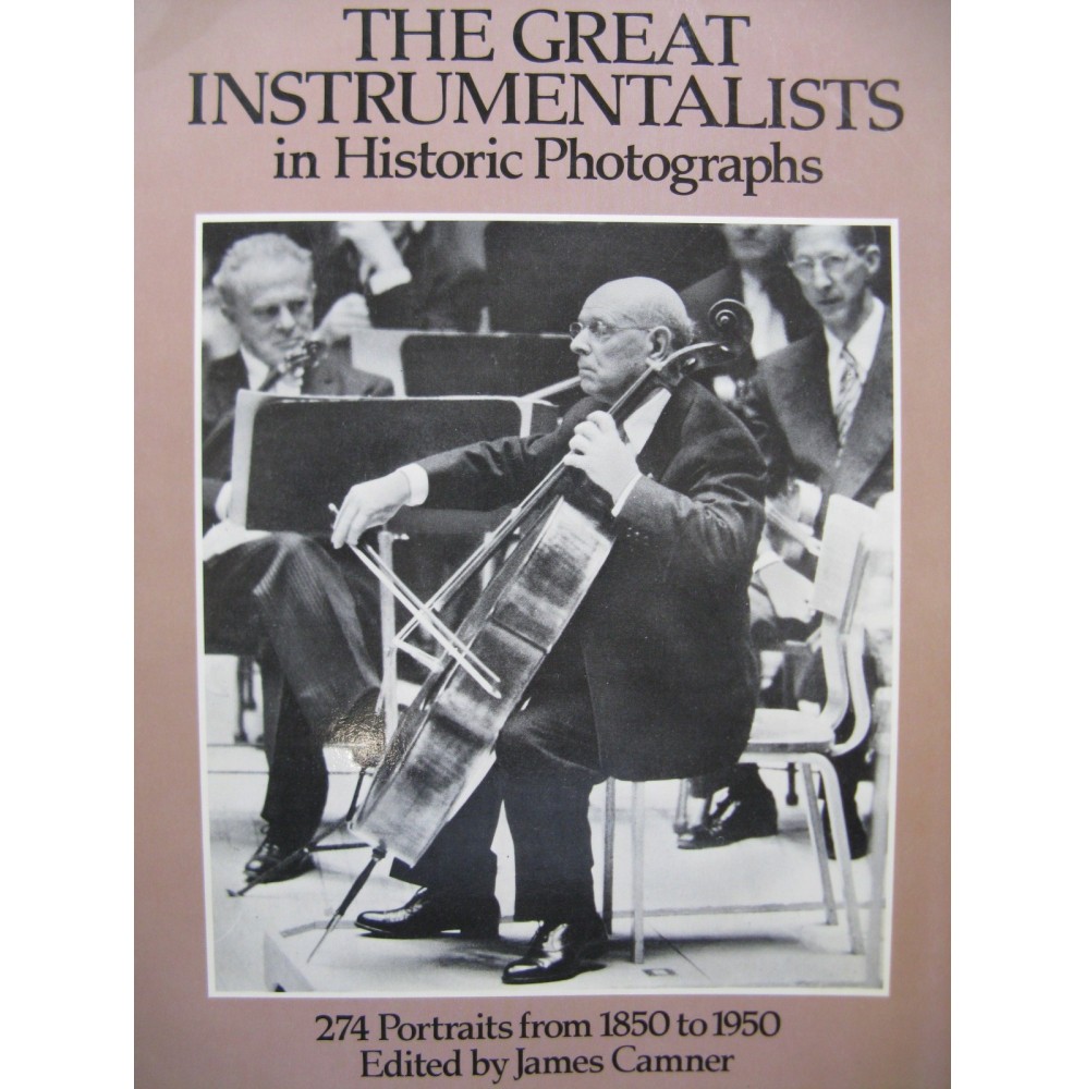 CAMNER James The Great Instrumentalists 274 Portraits 1980