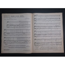 ROGET Maurice Rose d'un jour Chant Piano 1924