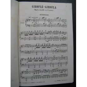LECOCQ Charles Girofle Girofla Opera Piano solo XIXe