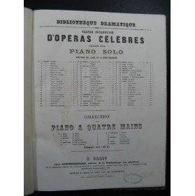 DONIZETTI G. Roberto Devereux Opéra Piano solo ca1840