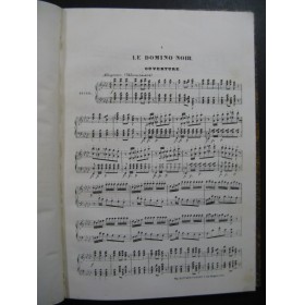 AUBER D. F. E. Le Domino Noir Opéra Piano solo XIXe
