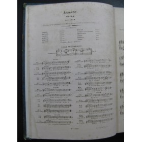 GLUCK C. W. Armide Opéra Chant Piano ca1845