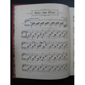 MENDELSSOHN Lieder ohne Worte 48 Pièces pour Piano