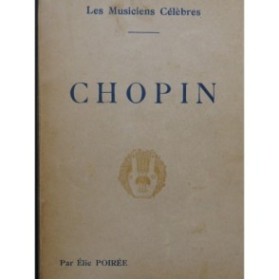POIRÉE Élie CHOPIN Biographie Critique 1931
