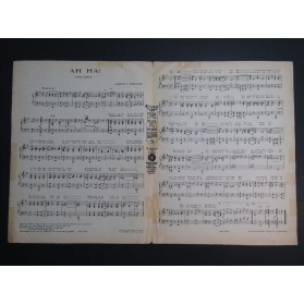 MONACO James V. Ah Ha ! Fox-Trot Piano 1925