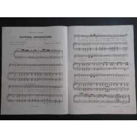 RUPÈS Georges Pastorale Languedocienne Chant Piano XIXe siècle