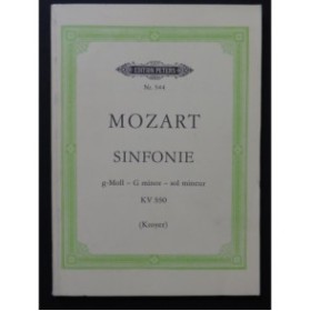 MOZART W. A. Sinfonie Symphonie G moll KV 550 Orchestre 1981