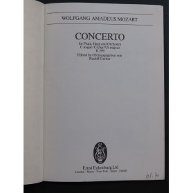 MOZART W. A. Concerto K 299 Flûte Harpe Orchestre