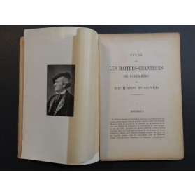 TIERSOT Julien Étude sur les Maitres-Chanteurs de Nuremberg de Wagner 1899