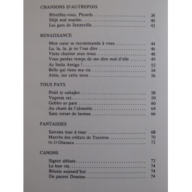 Florilège No 2 Pièces pour Chant Chorale 1976