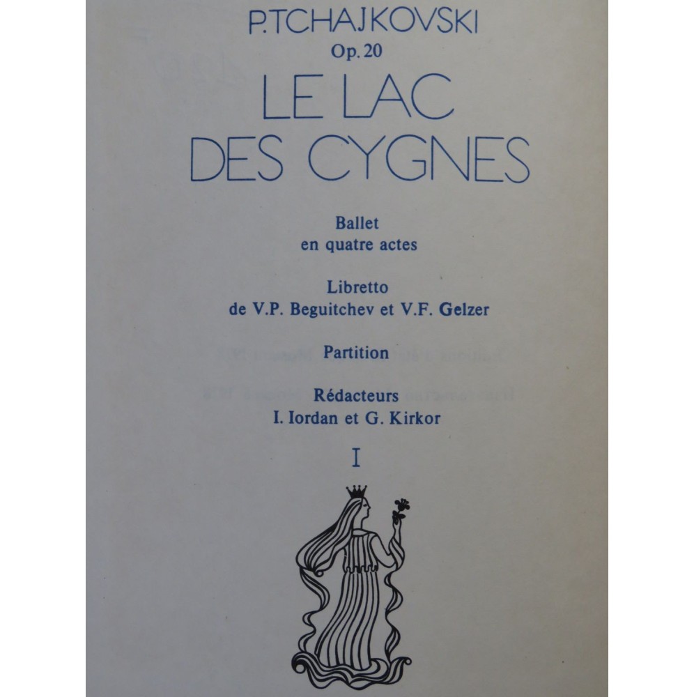 TCHAIKOVSKI P. Le Lac des Cygnes Ballet Orchestre 1966