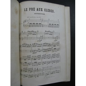 HEROLD Ferdinand Le Pré aux Clercs Piano Chant Opera ca1860