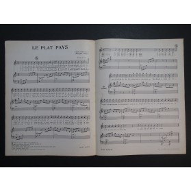 Le Plat Pays Jacques Brel Chant Piano 1962