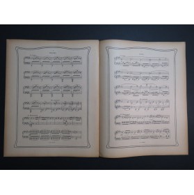 D'INDY Vincent Tableaux de Voyage Départ Matinal Piano 4 mains 1921
