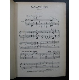 MASSÉ Victor Galathée Piano Chant Opéra XIXe